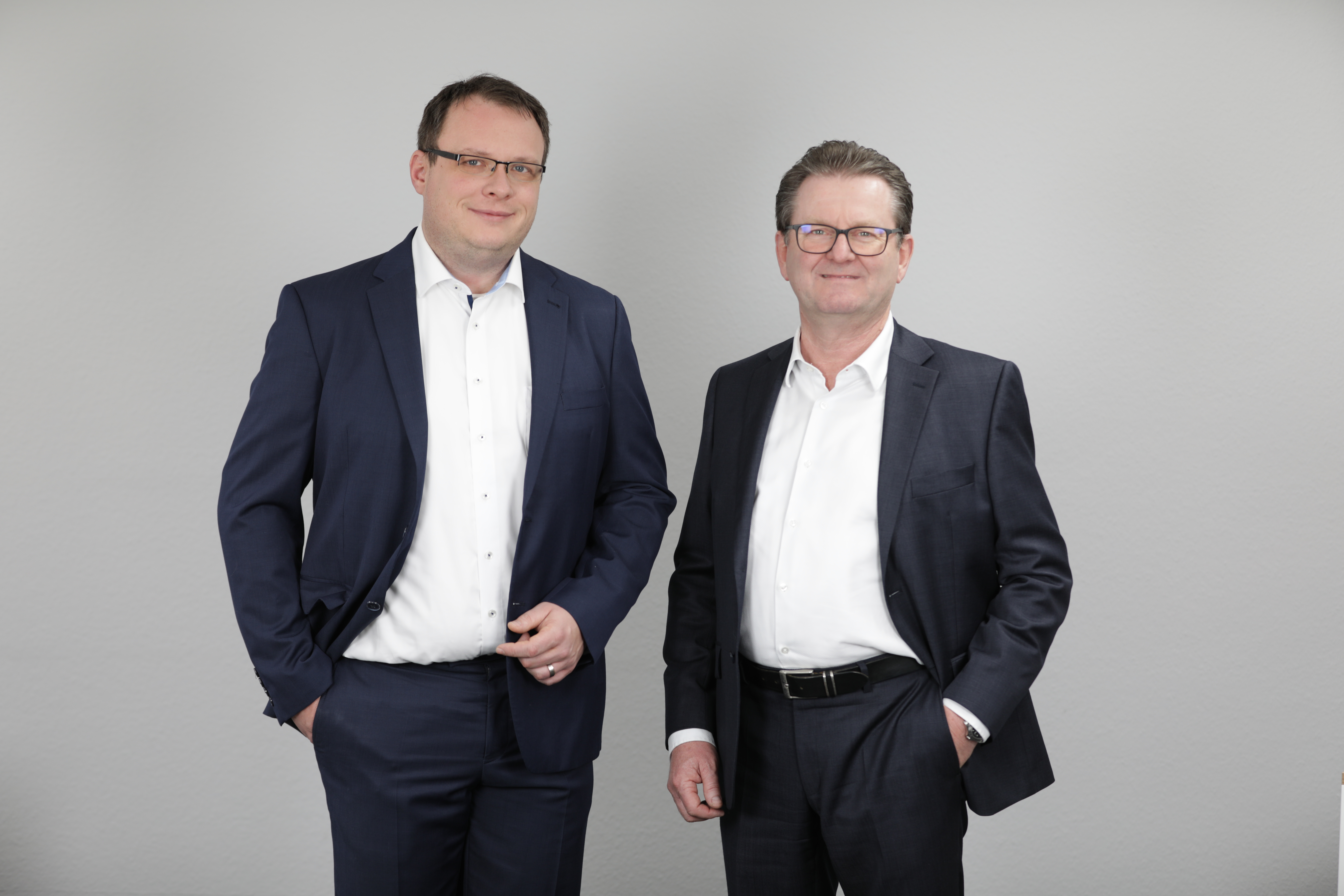 die beiden Geschäftsführer der Andreas Laubner GmbH. Michael Hillenbrand (links) und Andreas Laubner